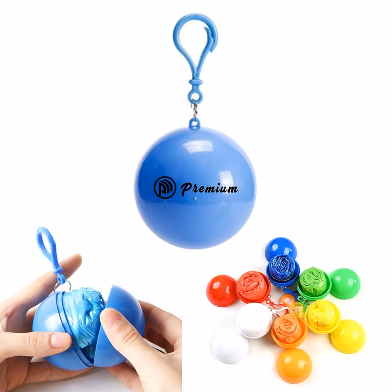 Raincoat Ball Keychain