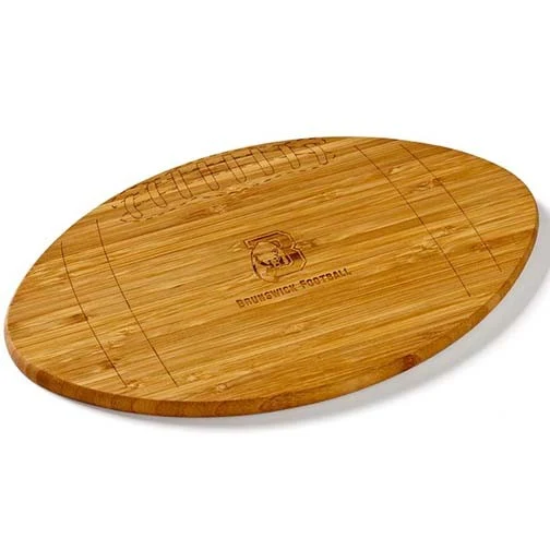 Football Shaped Bamboo Cutting Board 1