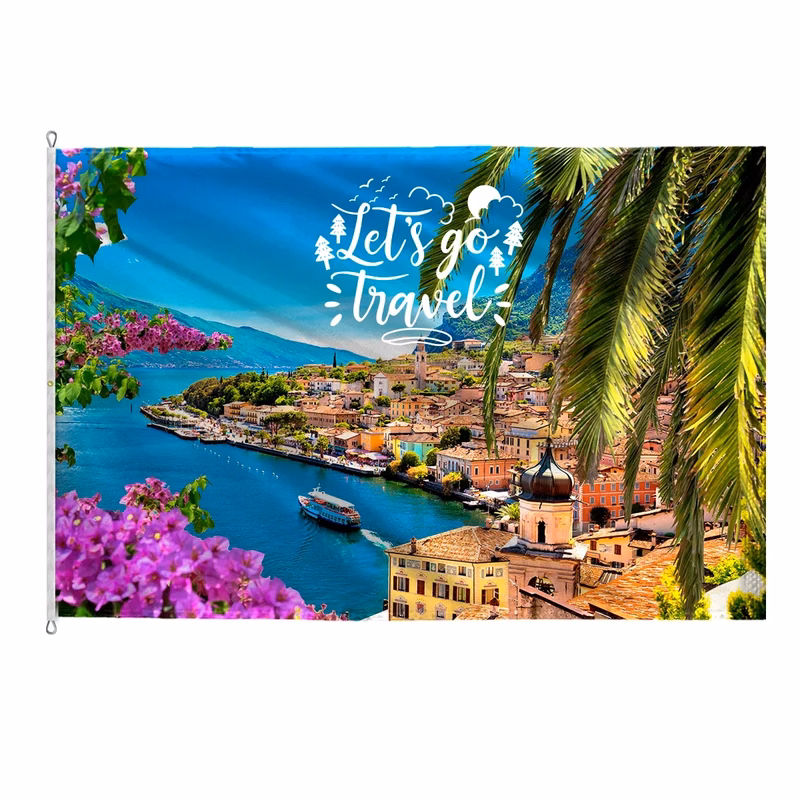 Custom Digitally Printed Flags 8' x 12' Nylon