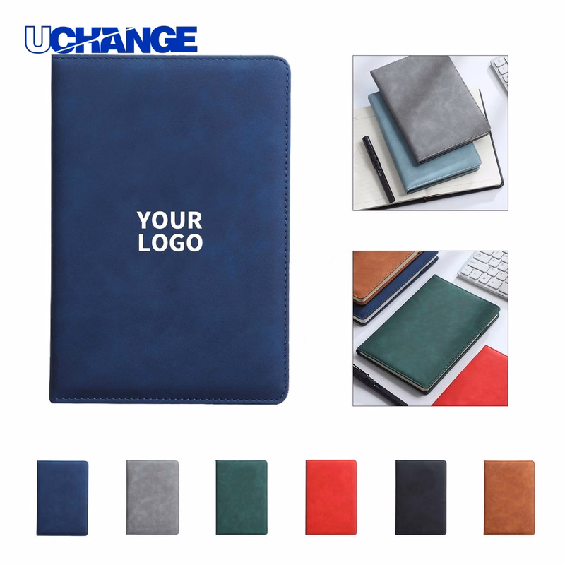 Soft Cover Leather Business Notebook Journal with Bookmark