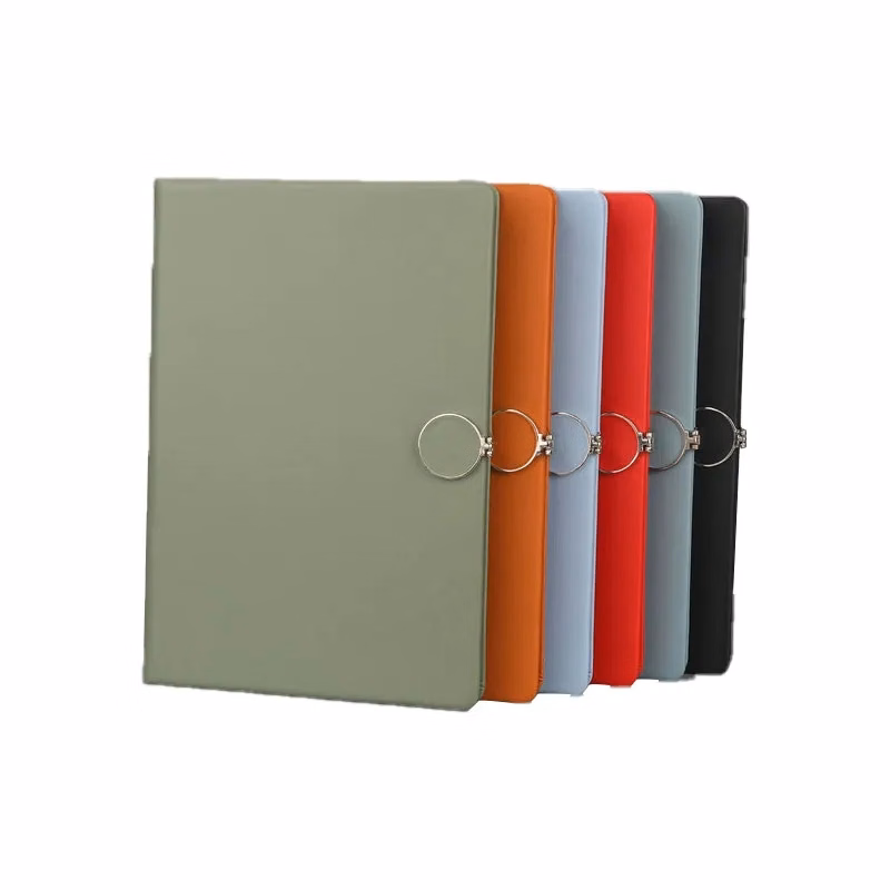 Round Buckle Notebook Business Magnetic Book