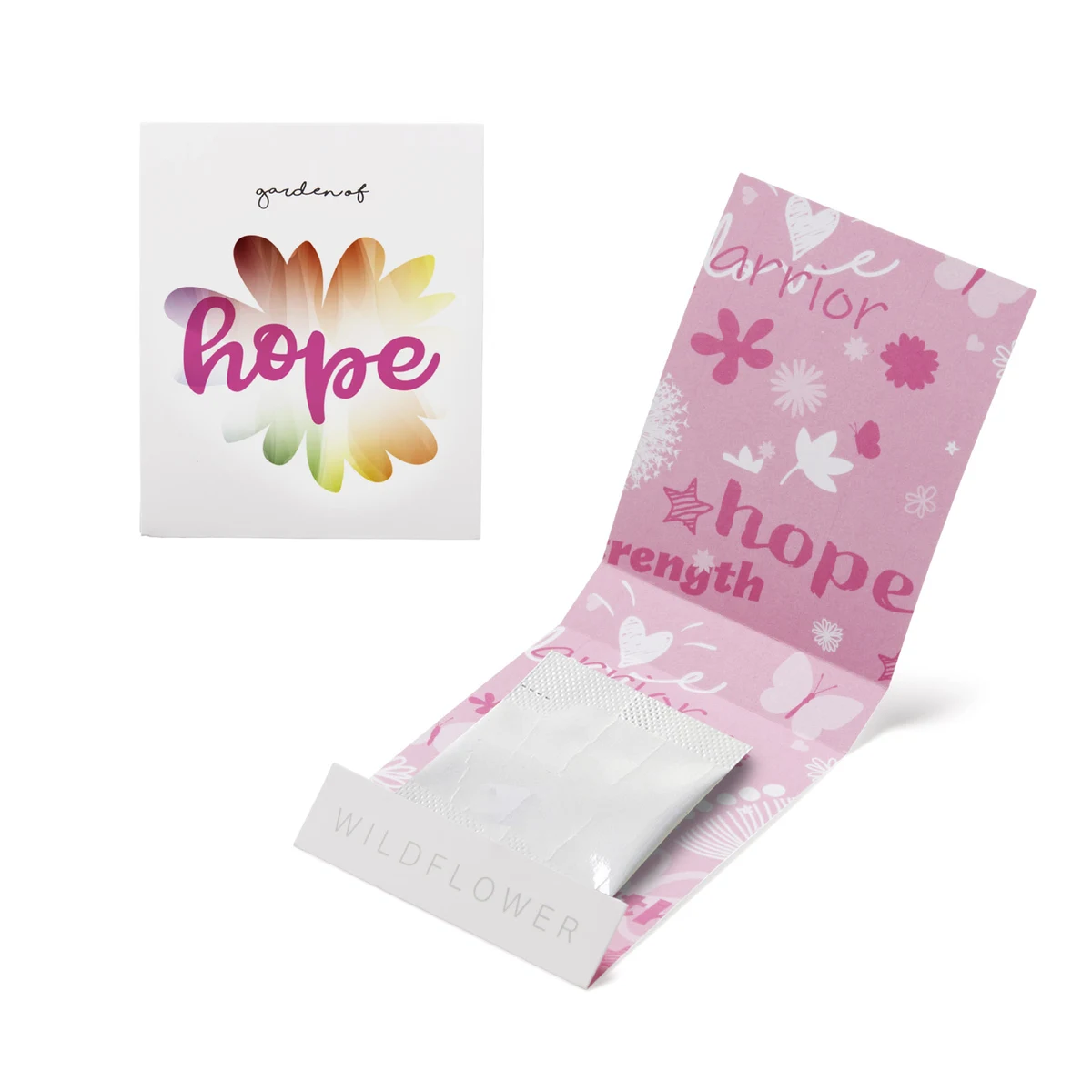 Pink Garden of Hope Matchbook 1