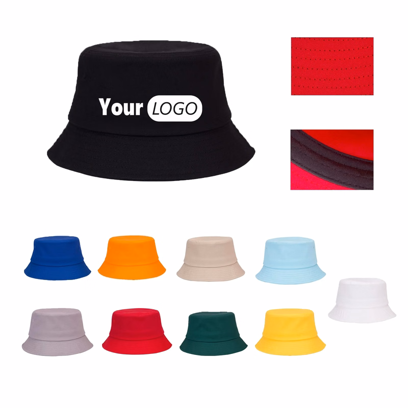 Cotton Solid Fisherman Hat Bucket Cap