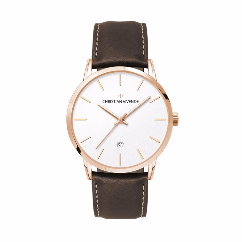 39MM, SS, SLIM RG CASE,  3-HAND MVT
