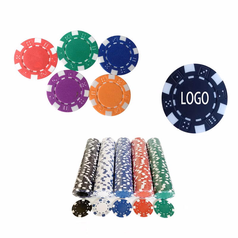 11.5g Professional Clay Poker Chips MOQ 100pcs