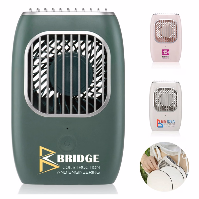 Custom Mini Silent Portable Rechargeable Hanging Neck Fan