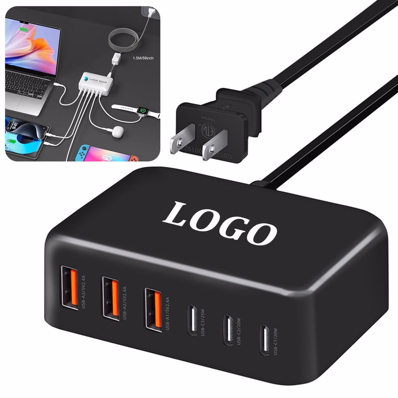 12W Max 6-Port Charging Station