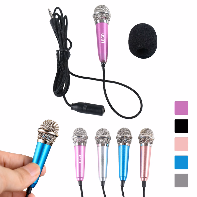 Compact Mini Microphone for Phone Recording and KTV