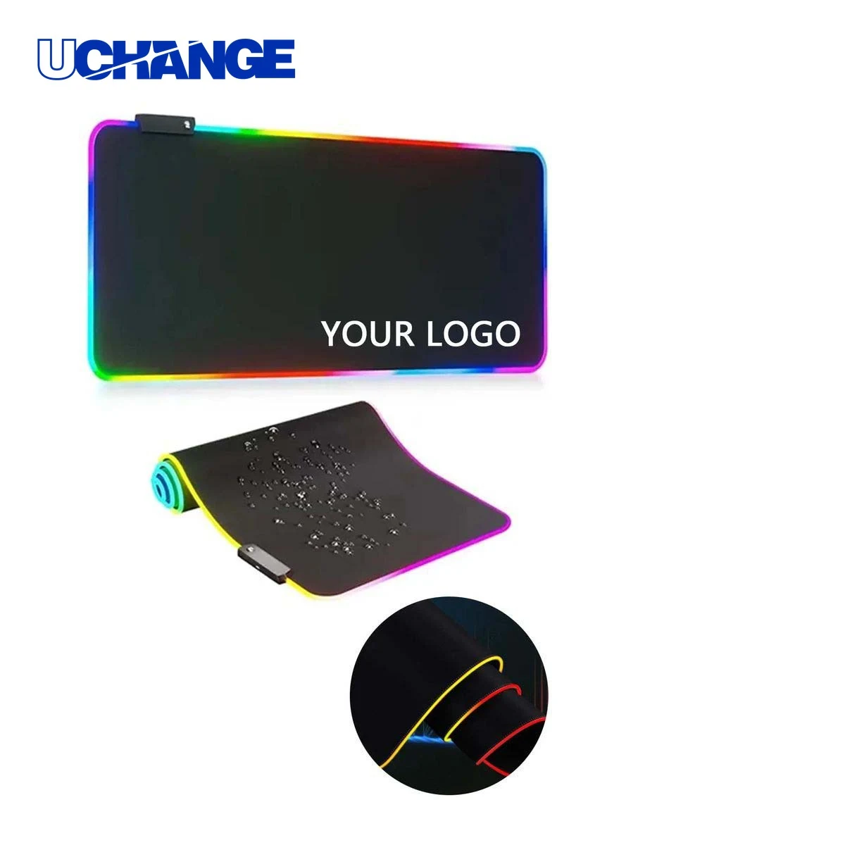 LED Mouse Pad Mat with Button Control 1