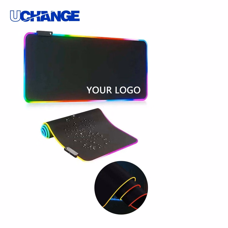 LED Mouse Pad Mat with Button Control