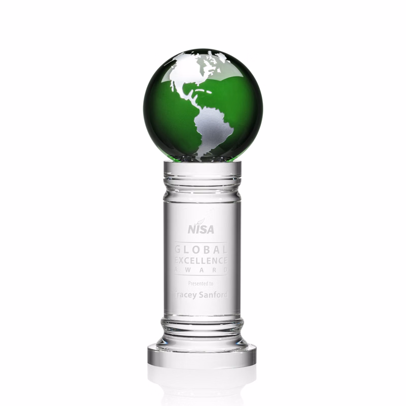 Colverstone Globe Award - Green/Silver