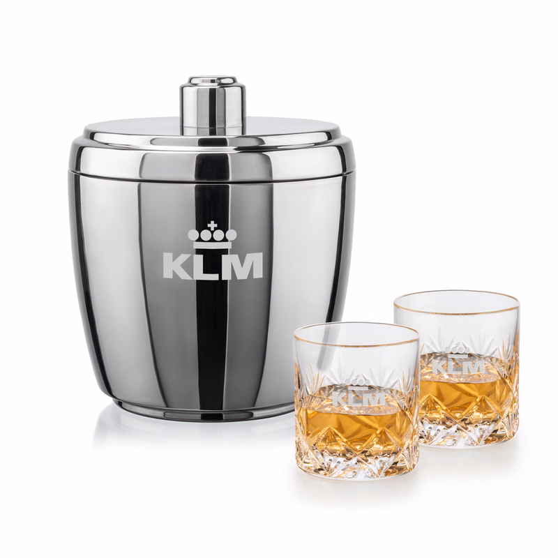 Pescara Ice Bucket & Park Lane On-the-Rocks Set