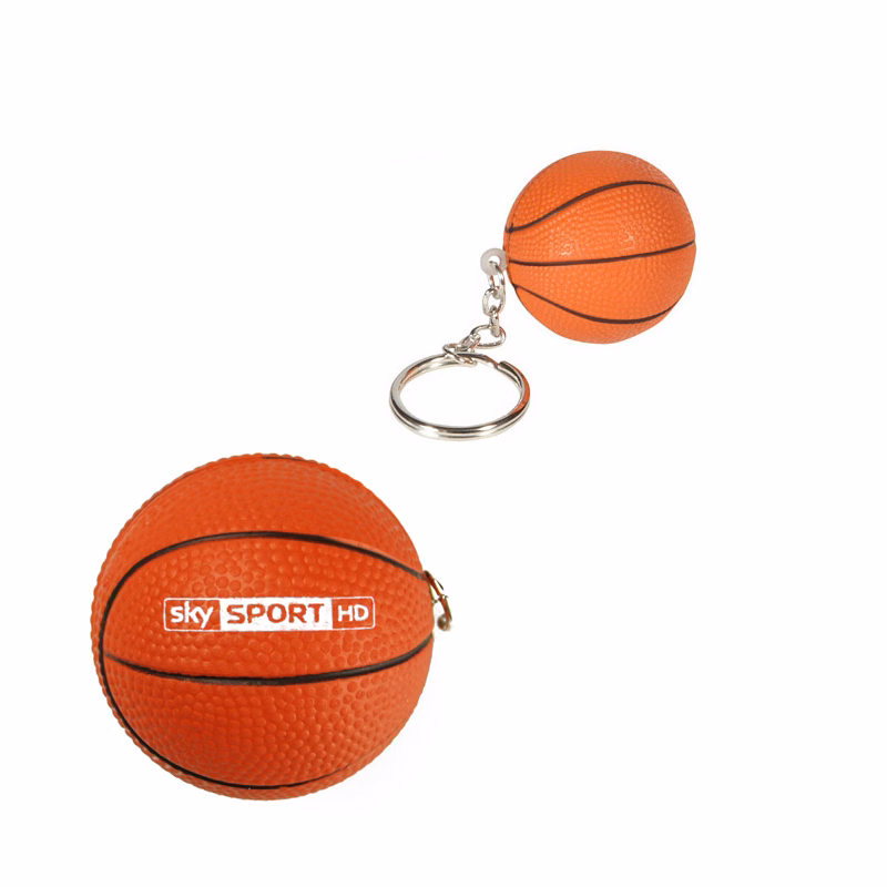 Sports Ball Stress Reliever Keychain
