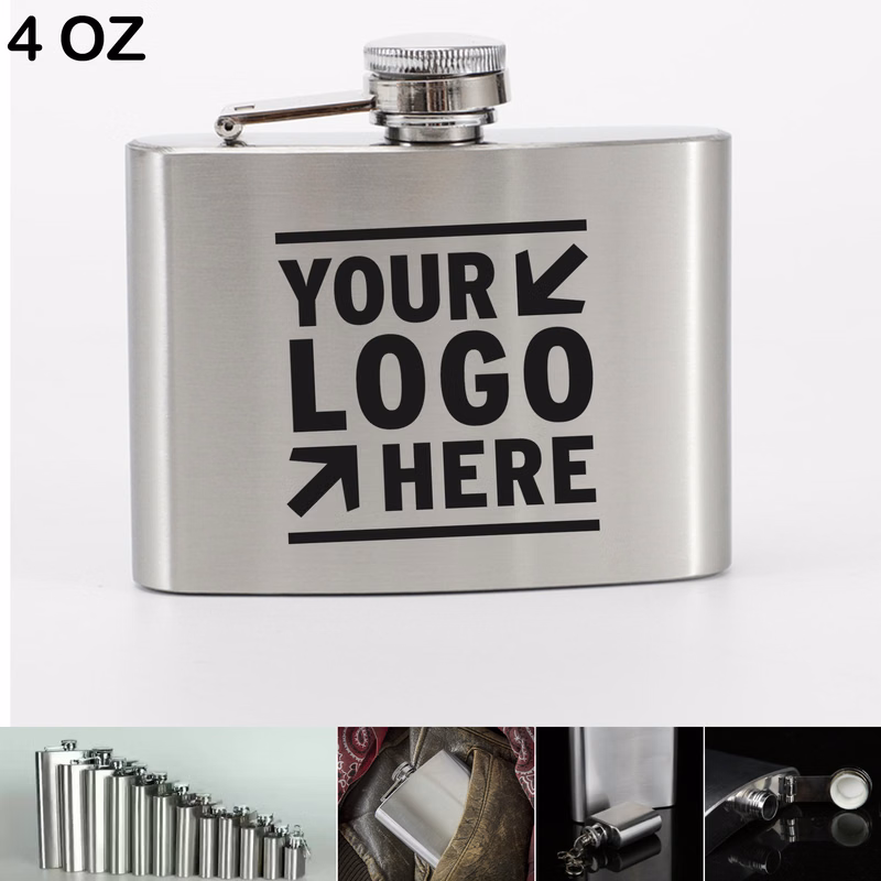 4oz 112ml Stainless Steel Hip Flask