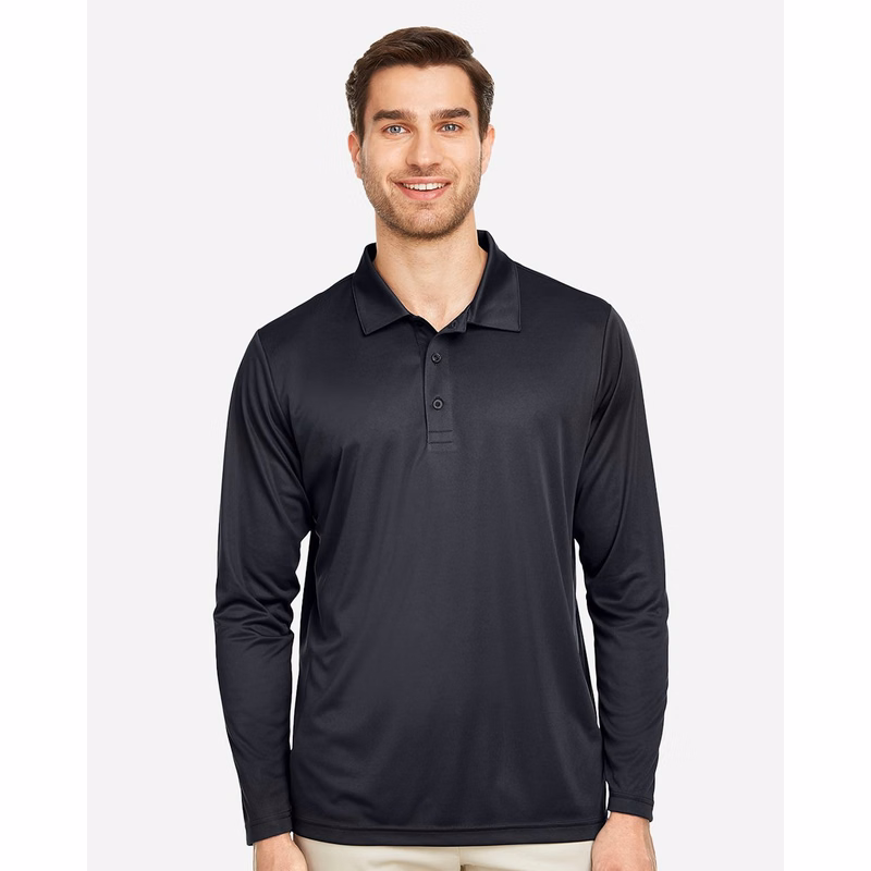 Men's Zone Performance Long Sleeve Polo - TT51L