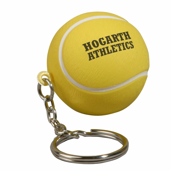 Tennis Ball Stress Reliever Key Chain