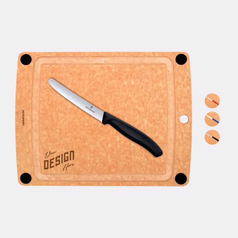 Epicurean - Victorinox® USA Made Medium Gourmet Cutting Board Combo Set