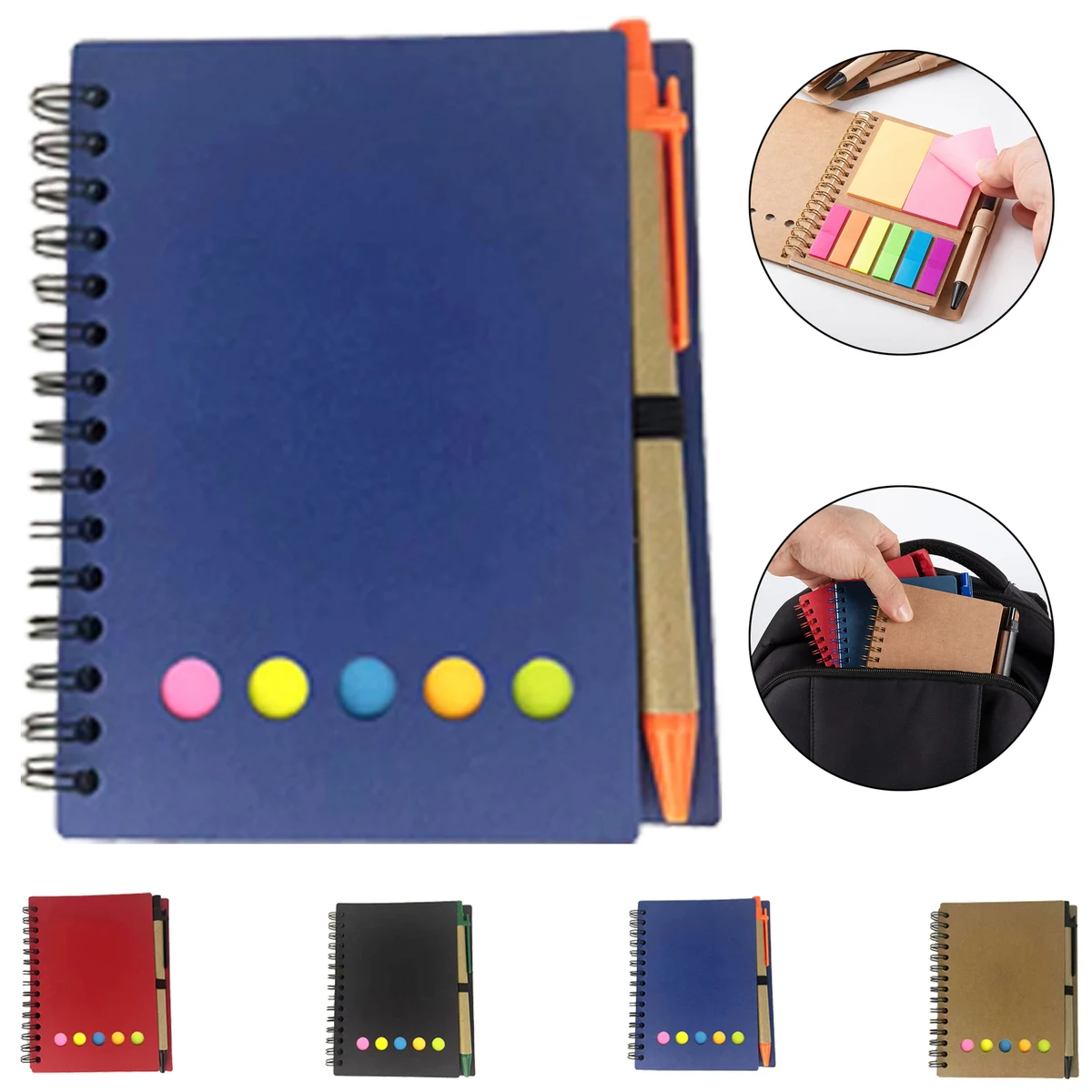 Colored Spiral Notebook 1
