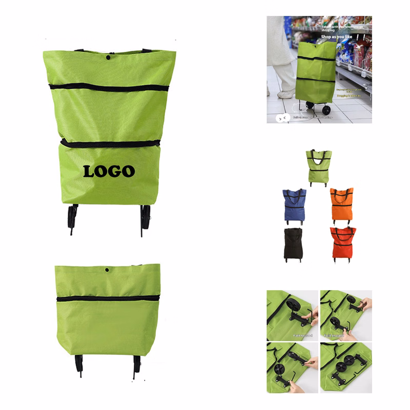 MOQ 20 pcs Rolling Tote Bag