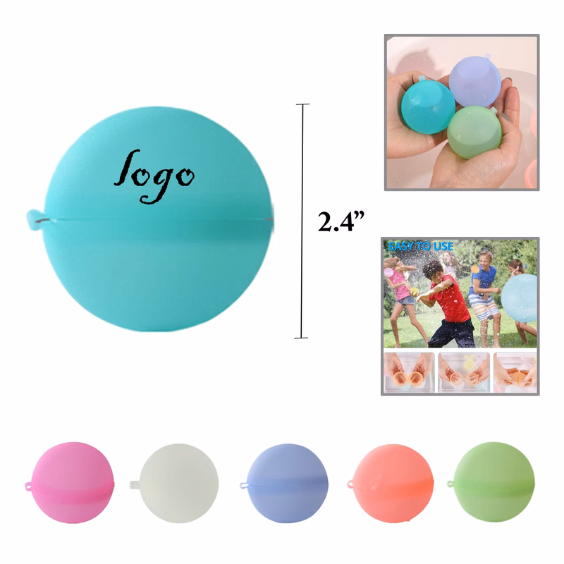 MOQ100 Silicone Water Balls for Playtime Fun