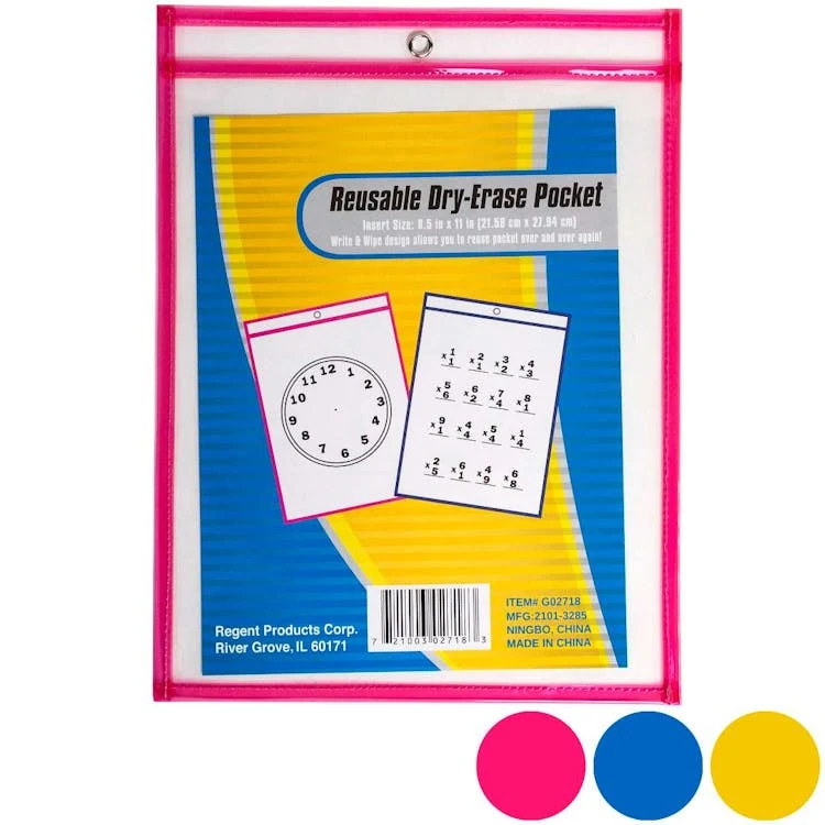 Dry Erase Pocket Inserts 1