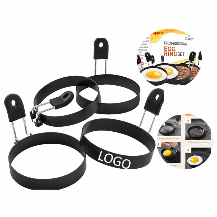 Stainless Steel Egg Ring Set
