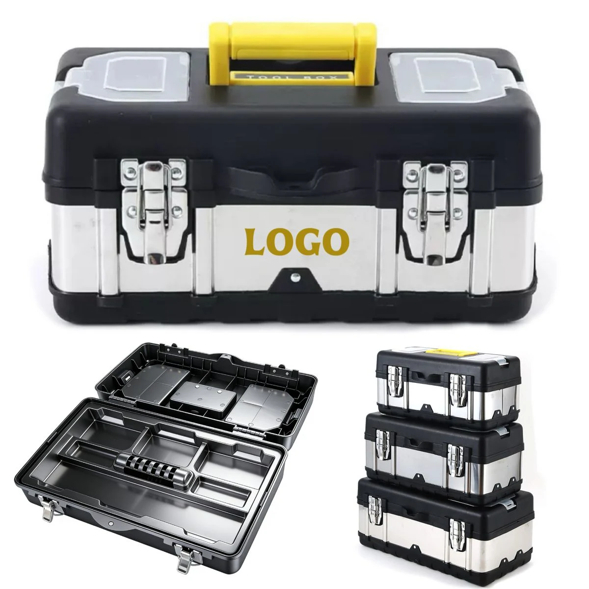Large Stainless Steel Toolbox 1
