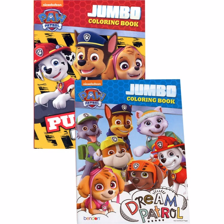 Paw Patrol Jumbo Coloring Books