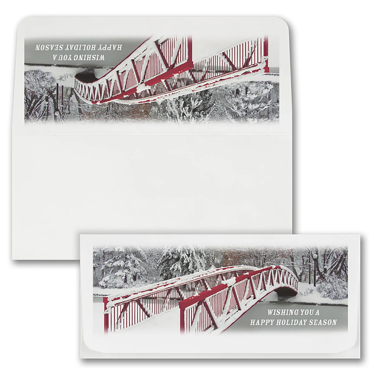 Red Bridge Currency Envelope (Bridge Over Water) 1