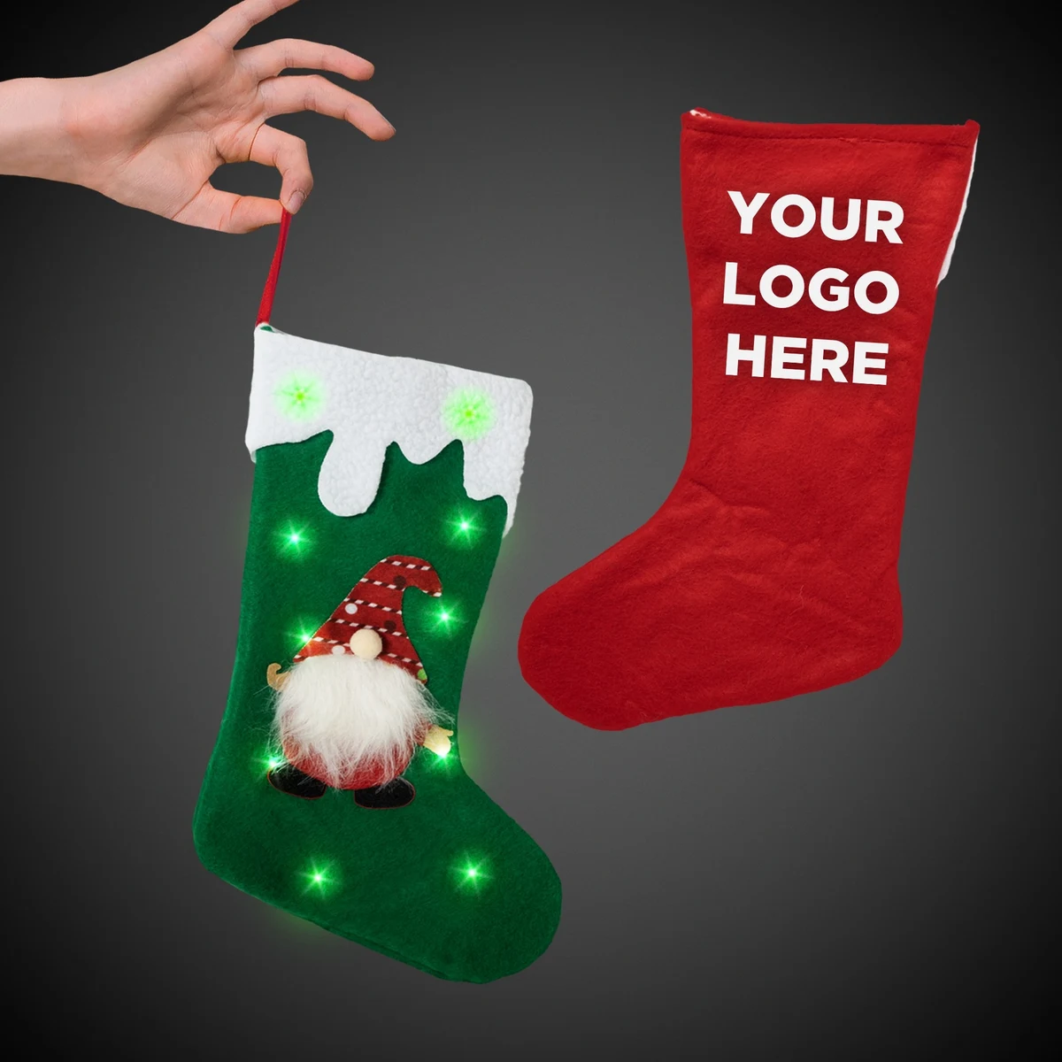 Christmas Light Up Stocking 1