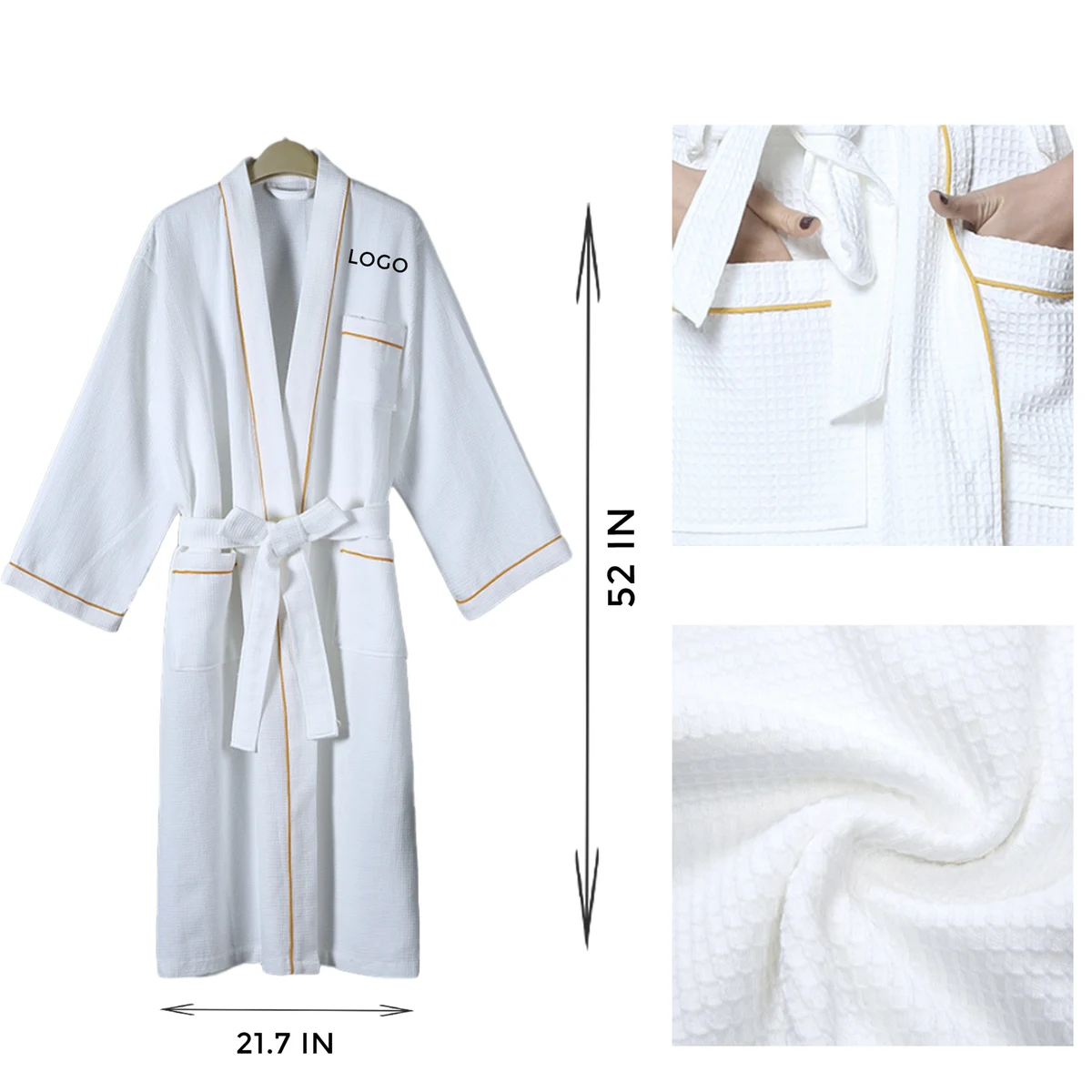 MOQ 10 PCS Stylish Cotton Bathrobe 1