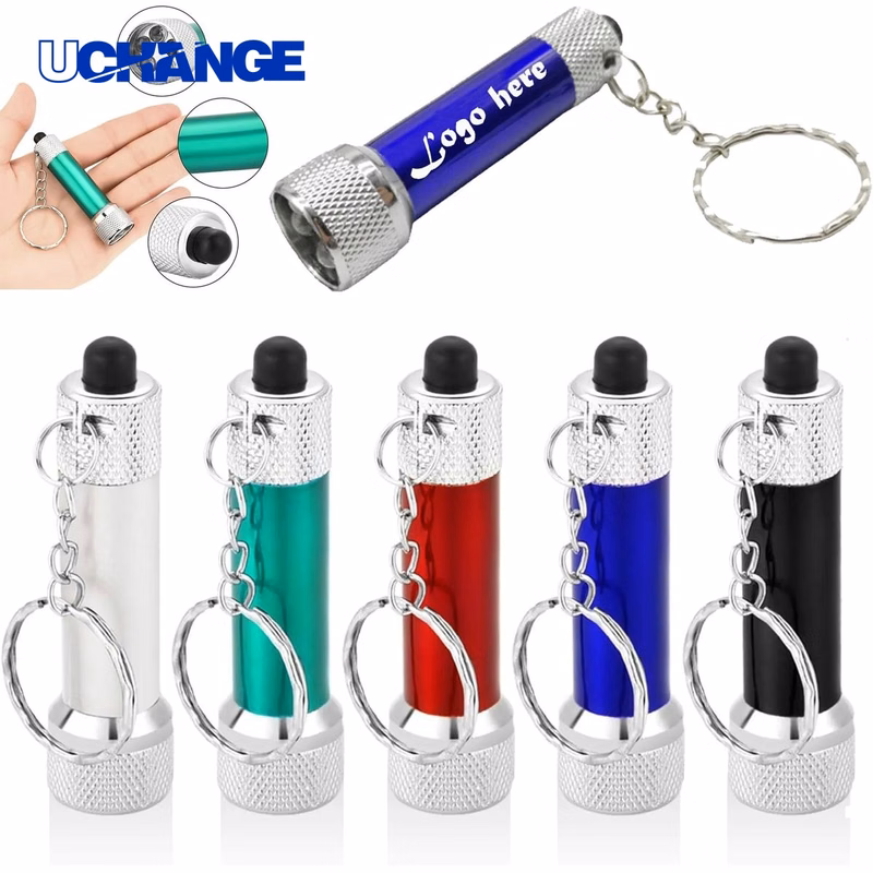 Mini 5-Bulb LED Flashlight Keychain
