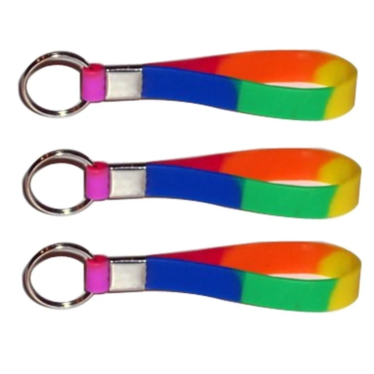 Rainbow Keychain Bracelet 1
