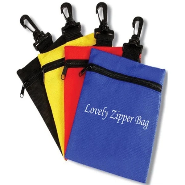 Nonwoven Zipper Pouch with Belt Organizer 1