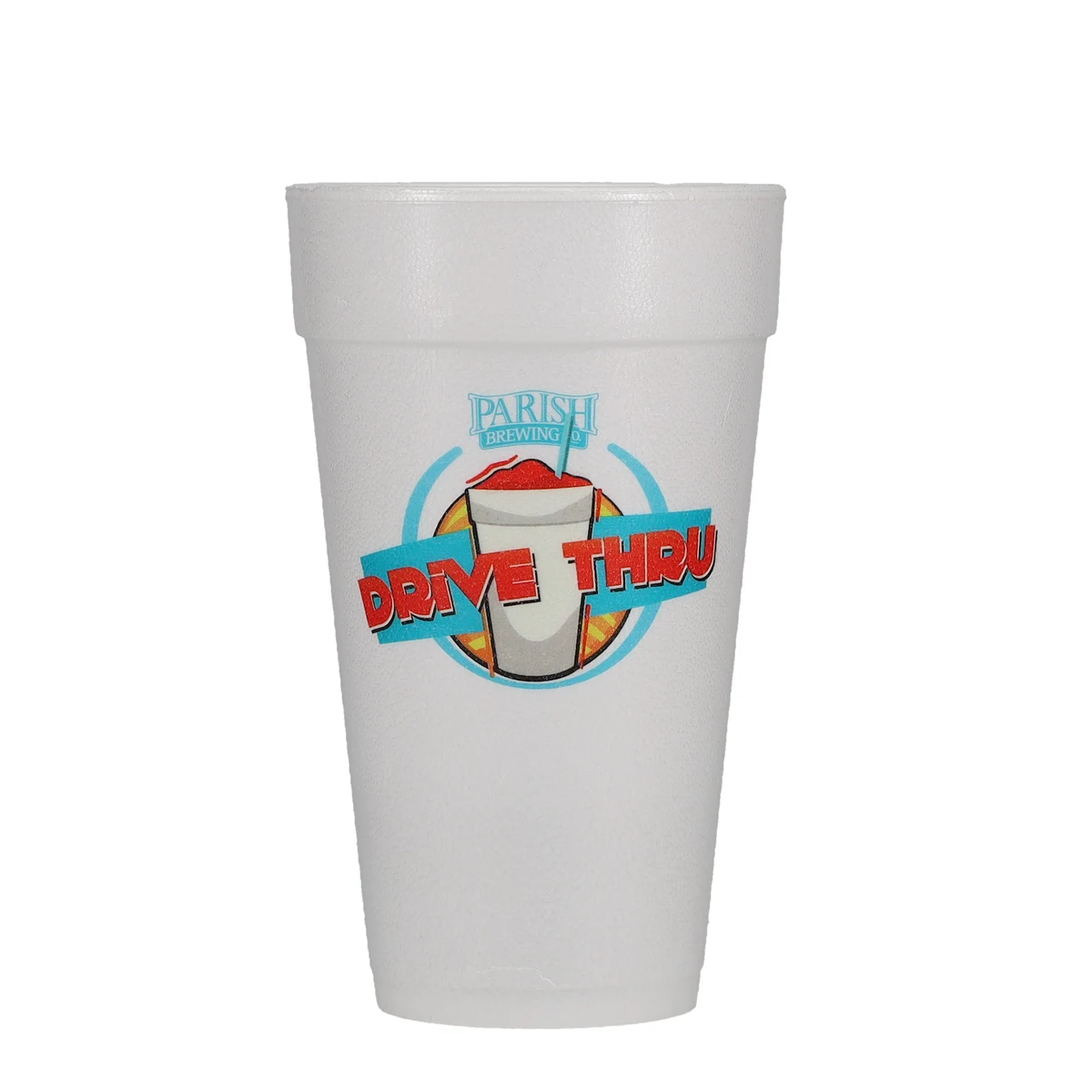 20 oz Foam Cup White Digital Print 1