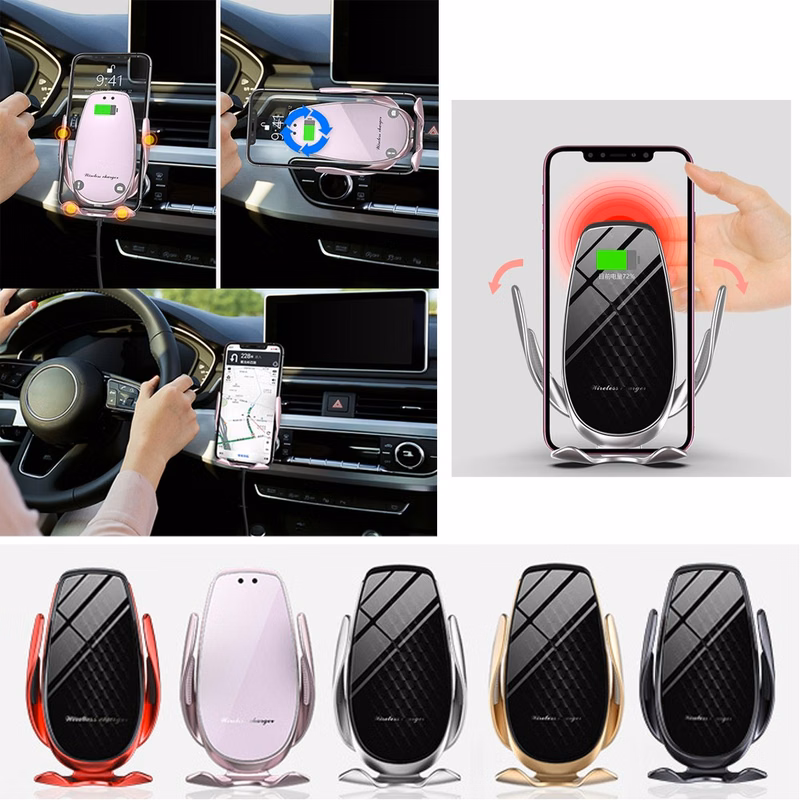 Wireless Car Charger 15W Fast Charging Touch Sensing