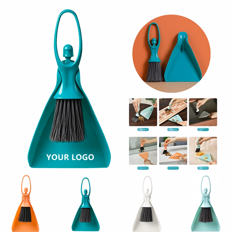Mini Desktop Cleaning Set Broom And Dustpan