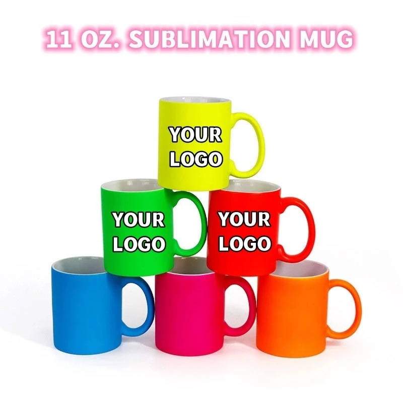 Fluorescence Coffee Mug 11 oz Ceramic Sublimated Cups 1