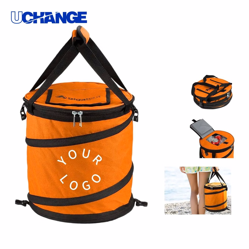 Beverage Cooler Bag Organizer with Zipper and Handles
