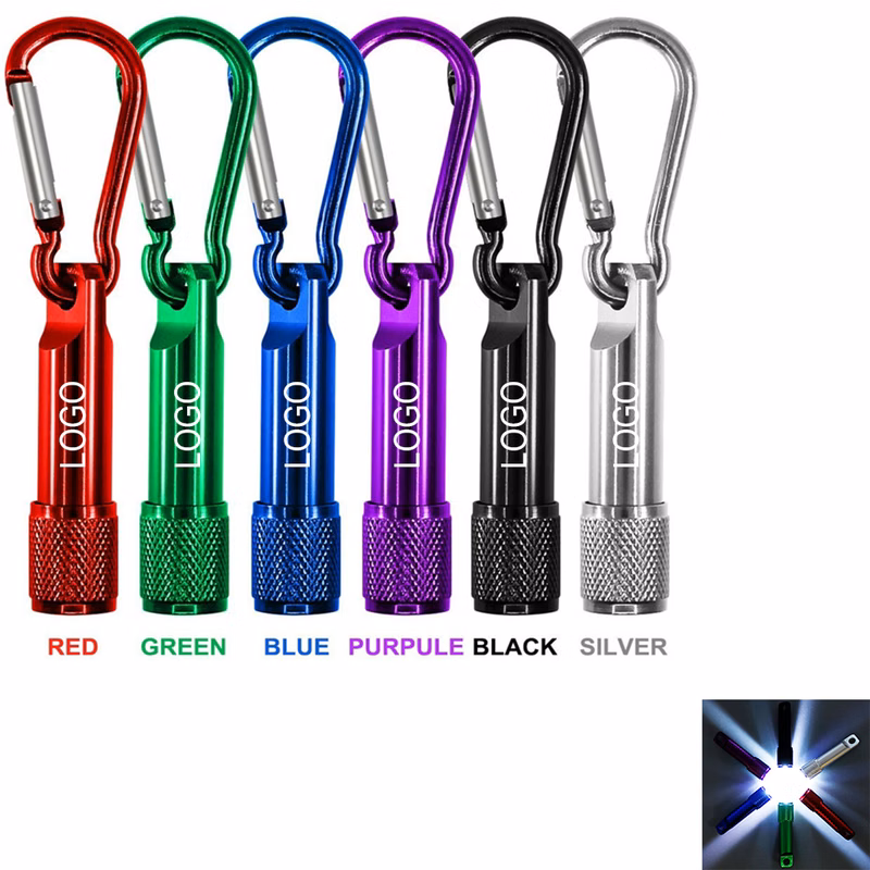 Promotional Gift Flashlight Mini Led Keychain with Logo