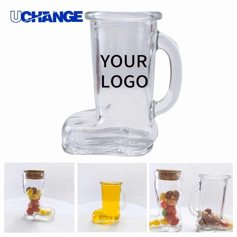 Plastic Cowboy Boot Shot Glass 3.11" x 2.32"
