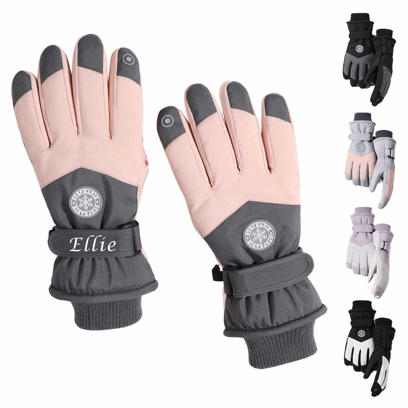 Winter Waterproof & Windproof Ski Gloves