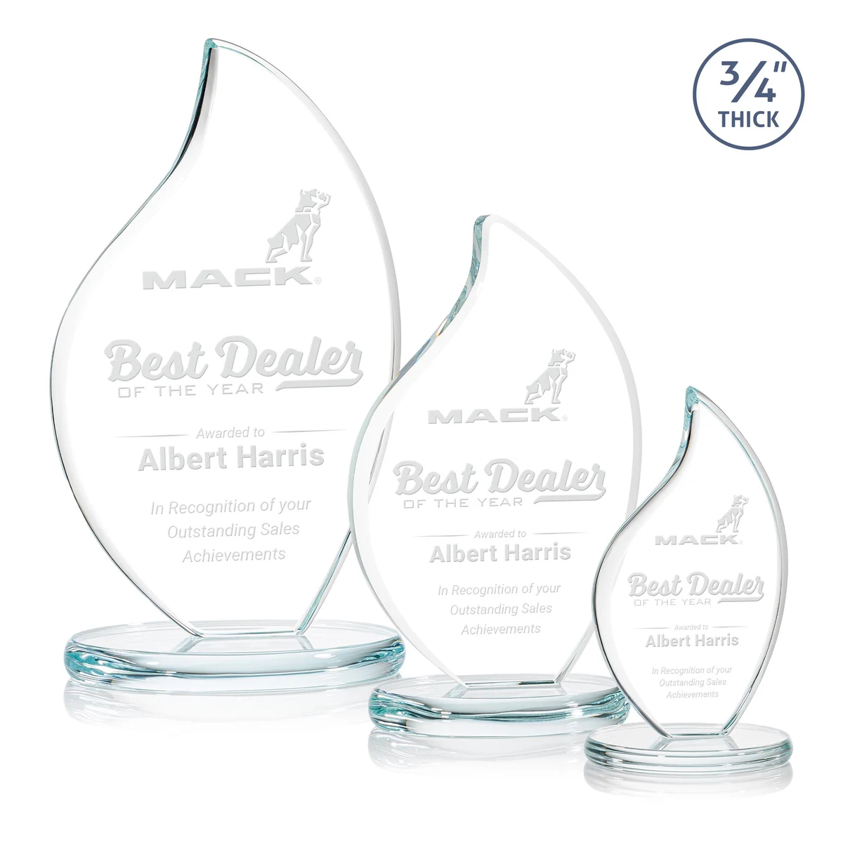 Odessy Flame Award - Clear 1