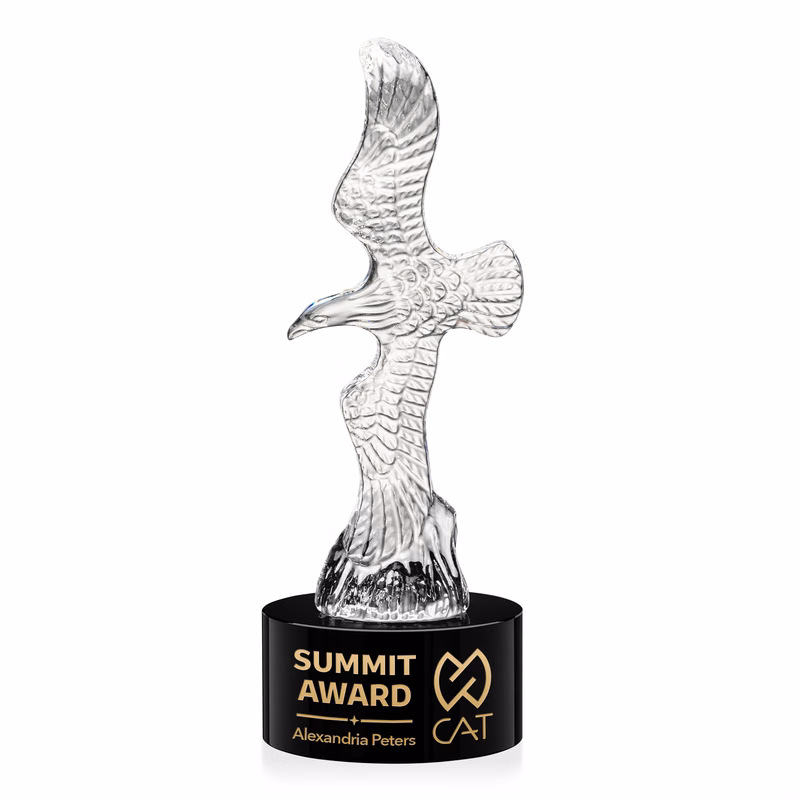 Staffordshire Eagle on Marvel Base - Black
