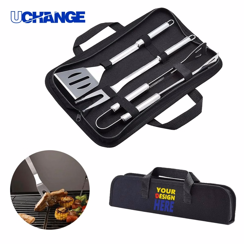 Stainless Steel BBQ Grilling Tool Set for Cooking