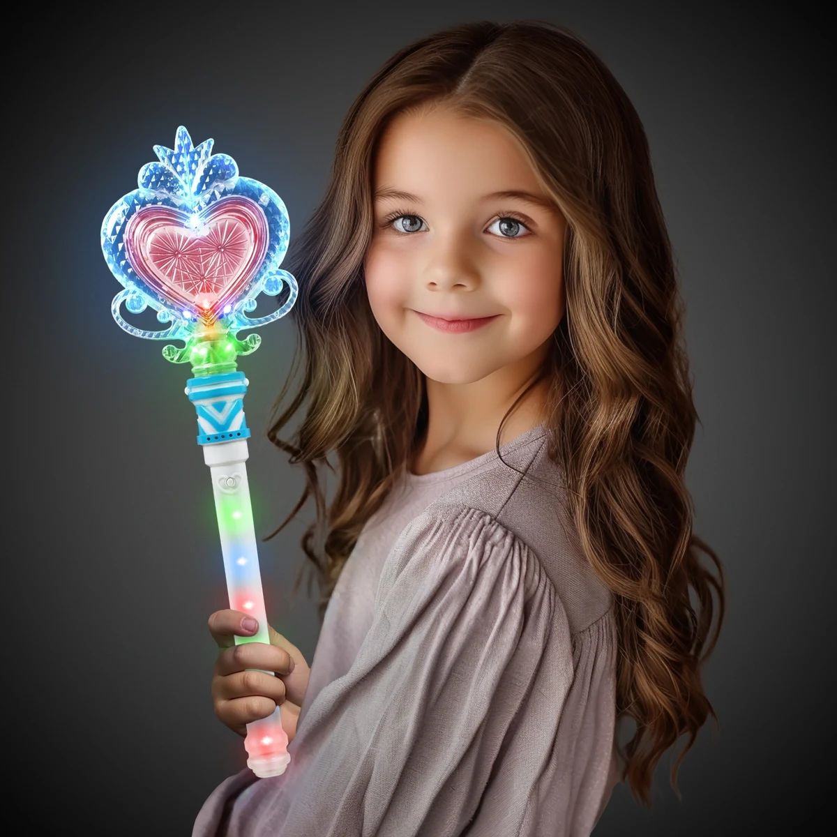 LED Heart Wand with Light-Up Handle 1