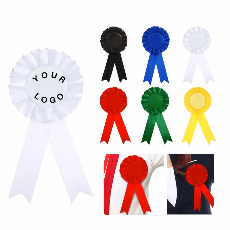 Award Ribbon Tinplate Button