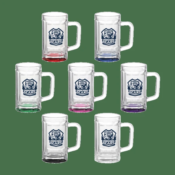 Chug 15 oz. Sports Fan Glass Beer Mug 1
