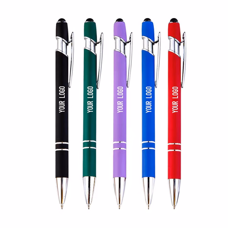 Metal Soft Pen With Stylus MOQ 100PCS
