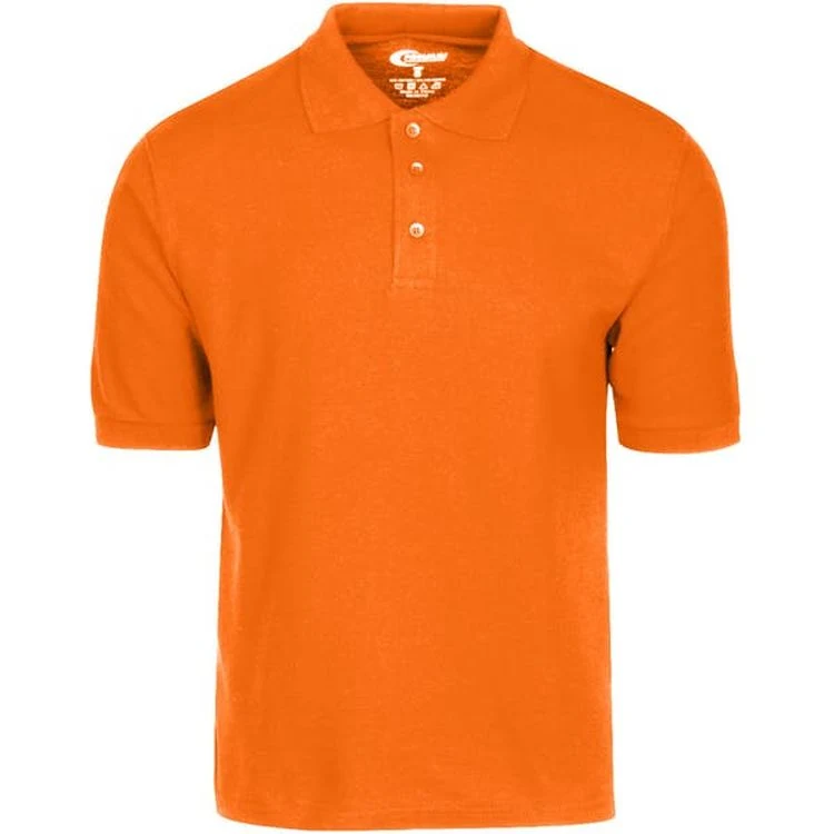 Men's Polo Shirts - Orange Size Small 1